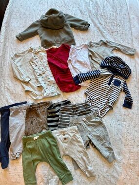 Baby Boy Fall Layering Bundle 6m